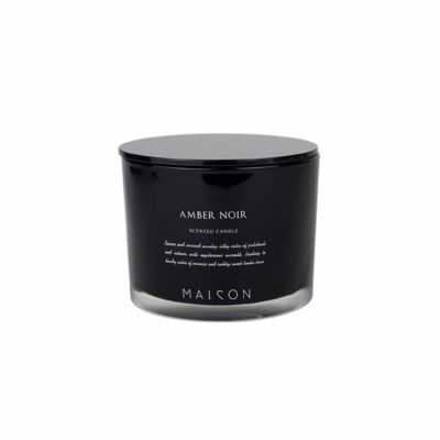 InTheBox WELLNESS Αρωματικό Κερί σε Βαζάκι Γυάλινο Μαύρο Φ10x7.6cm 024745