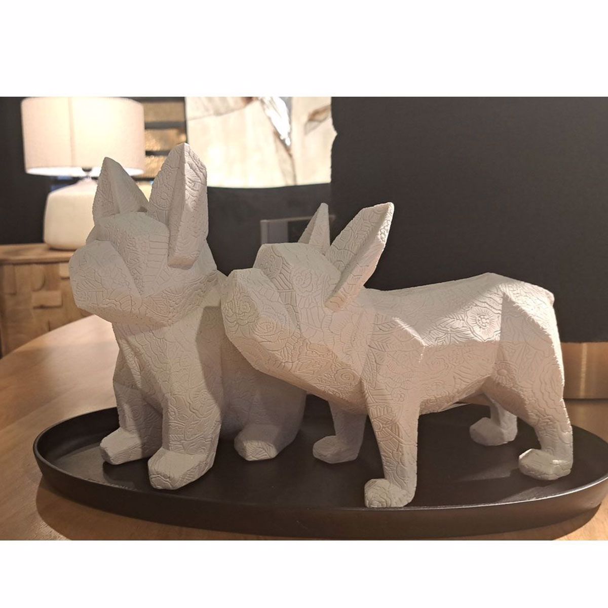 InTheBox MONTY B DECO Skulos Resin Lefkos 17.5x11.5x21.5cm 029692