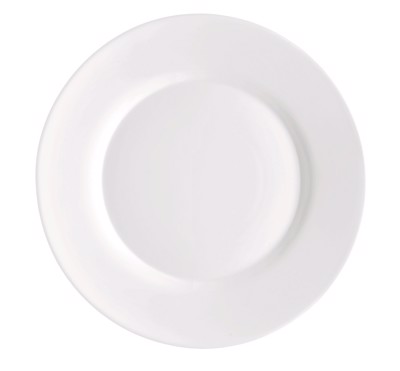 Bormioli Rocco Πιάτο Ρηχό Οπαλίνης Λευκό Φ25cm BR01316600