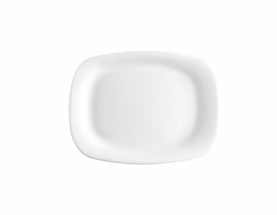Bormioli Rocco Ραβιέρα Ορθογώνια Οπαλίνης Λευκή 18X21 BR03116530