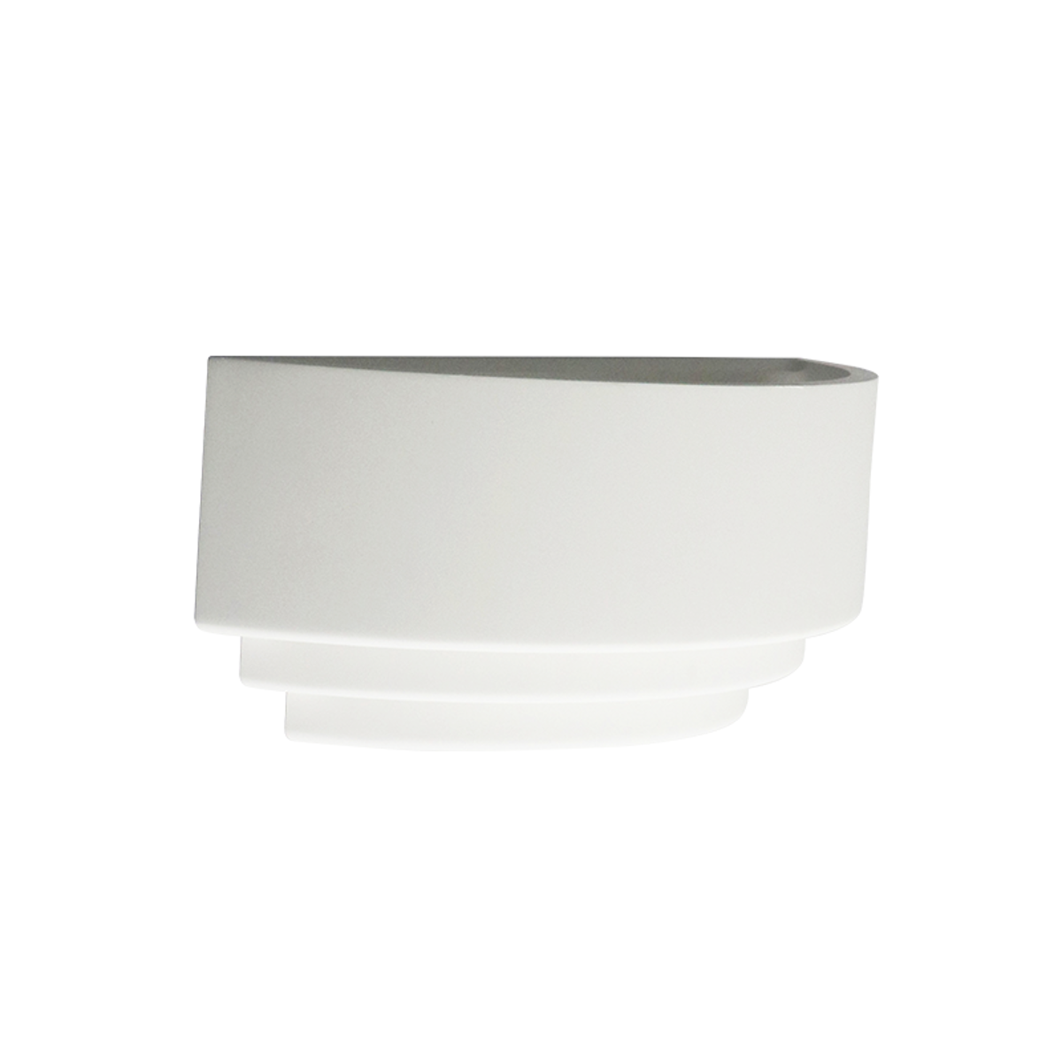 ACA Epitoixio Fotistiko ''TABS'' Monofoto Gypsino Lefko E27 32x11.3x13cm G85541W
