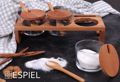 Set 3 Gyalina Doxeia Baxarikon me Kapaki se Xulini Basi 29X12ek 200Cc/Tmx KOP113 Espiel