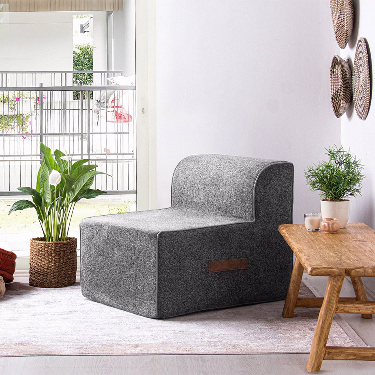 Liberta SQUARE Poluthrona Anthraki 70x80x60cm 01-3050