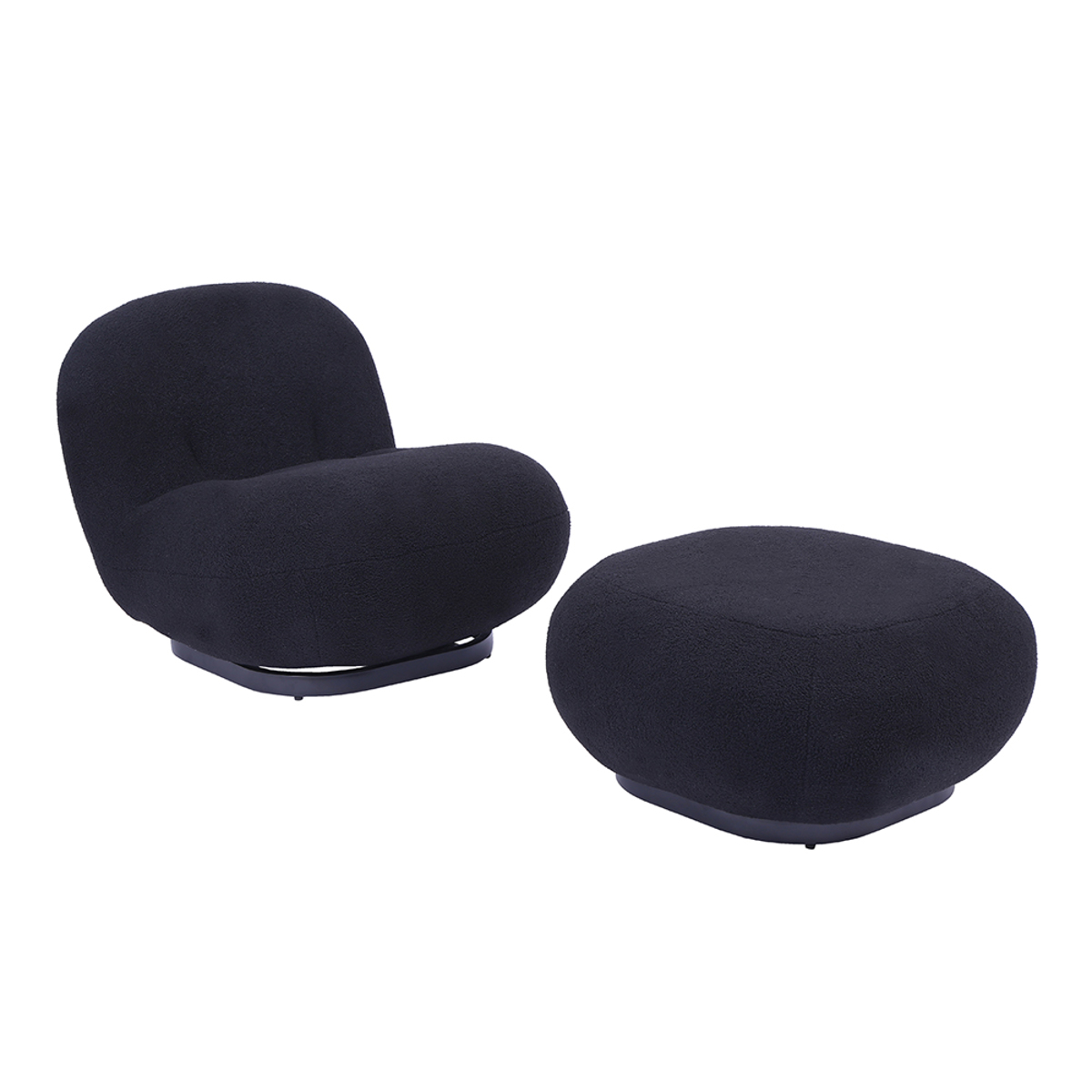 Liberta BO Poluthrona Mavri Peristrefomeni 77x85x65cm 01-3165