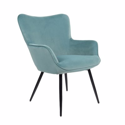 Liberta SMILE Πολυθρόνα Water Green 70x65x83cm 01-3240