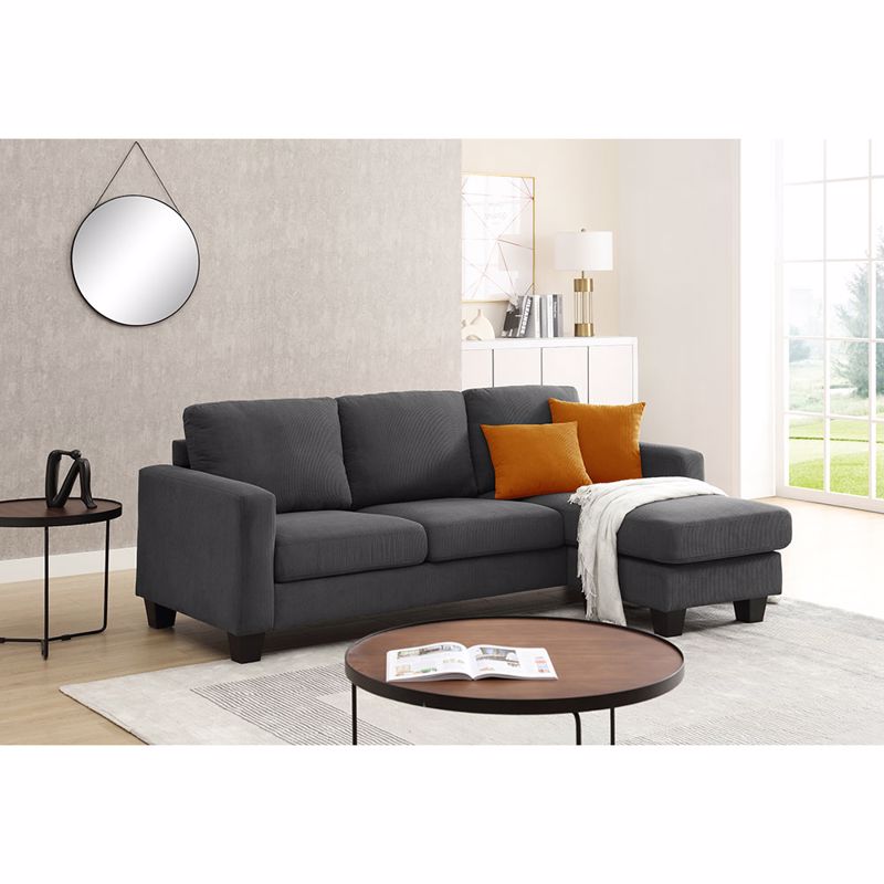 Liberta SENSO Kanapes Ggri/Carrot me Anastrepsimi Gnia 217x143x86cm 01-3318