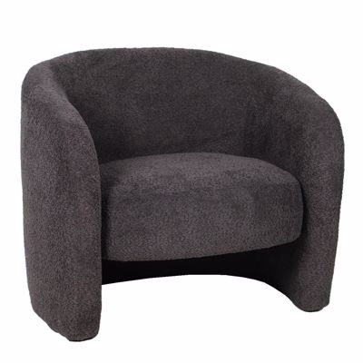 Liberta BOLD Πολυθρόνα Γκρι 85x71.5x72cm 01-3345