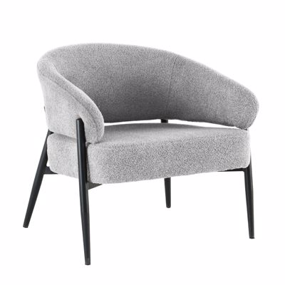 Liberta MORITZ Πολυθρόνα Γκρι 73x72x75cm 01-3373