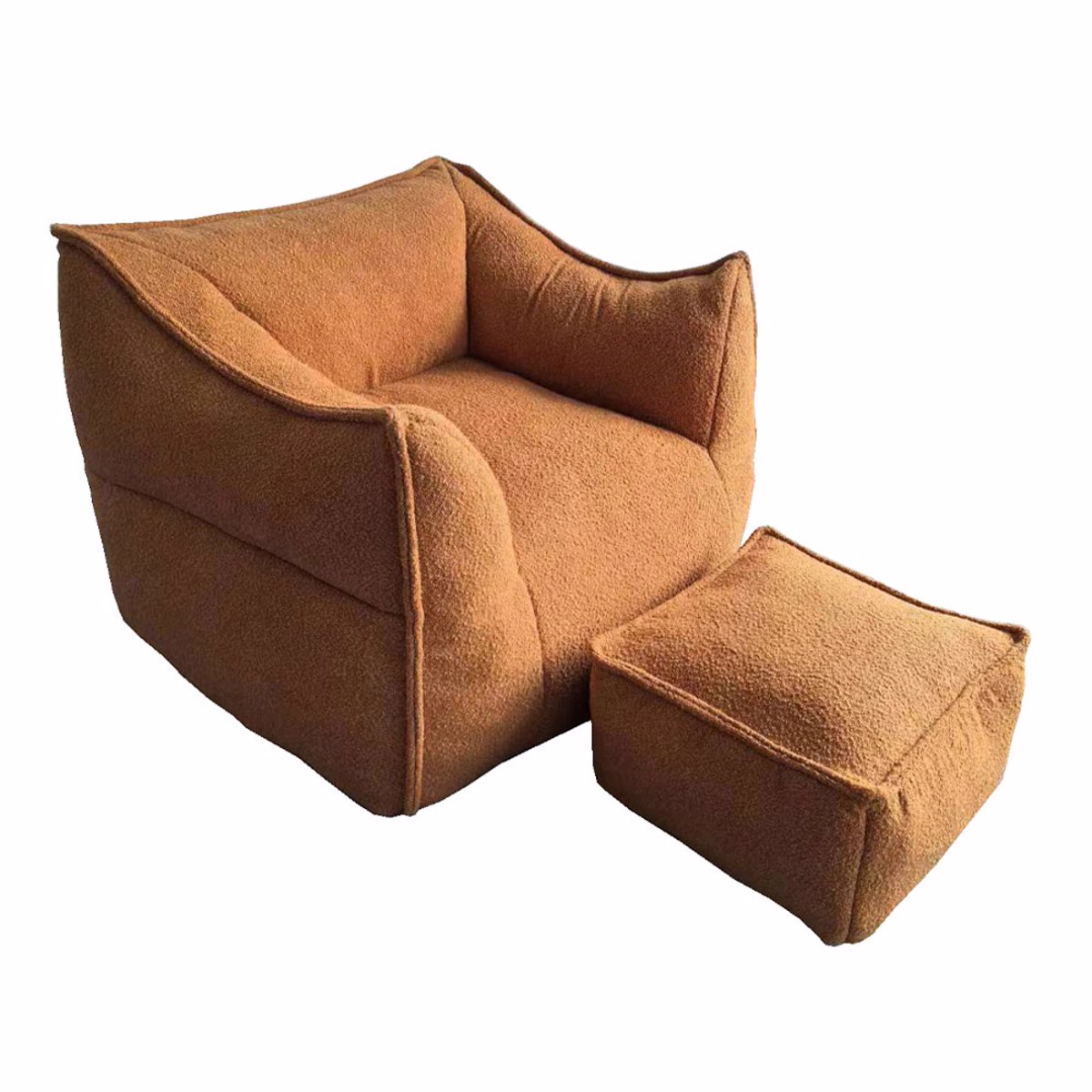 Liberta SPONGE Set Poluthrona Terracotta me upopodio 95x102x73cm 01-3387