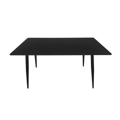 Liberta CASA Τραπέζι Μαύρο Ματ 140x80x77cm 02-0420