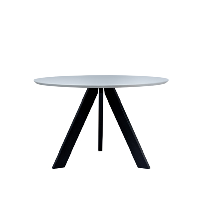 Liberta ALL DAY Τραπέζι Ροτόντα Λευκό Φ120x74cm 02-0446