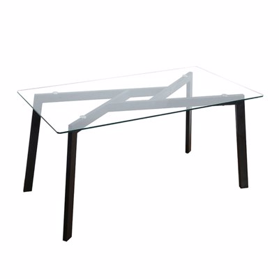 Liberta SPIDER Τραπέζι Μαύρο 150x80x76cm 02-0484