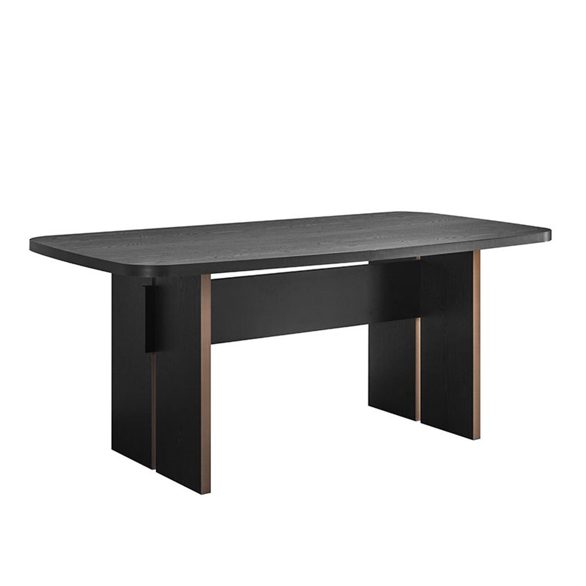 Liberta DARK Trapezi Mavro Oak 180x95x75cm 02-0491