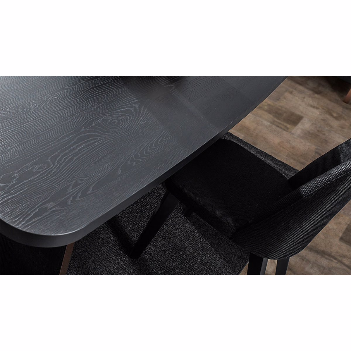 Liberta DARK Trapezi Mavro Oak 180x95x75cm 02-0491