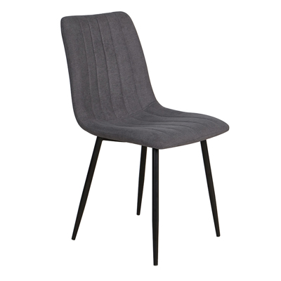 Liberta ALL DAY Καρέκλα Γκρι 46x56.5x87cm 03-0636