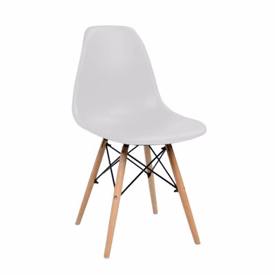 Liberta EIFFEL Καρέκλα Λευκή 42x51.5x81cm 03-0748