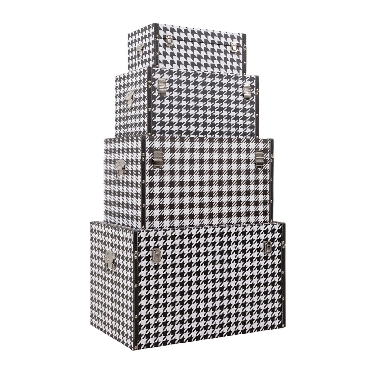 Liberta FERRE Set ton 4 Baoulo Mavro/Lefko 64x40x40cm 04-0591