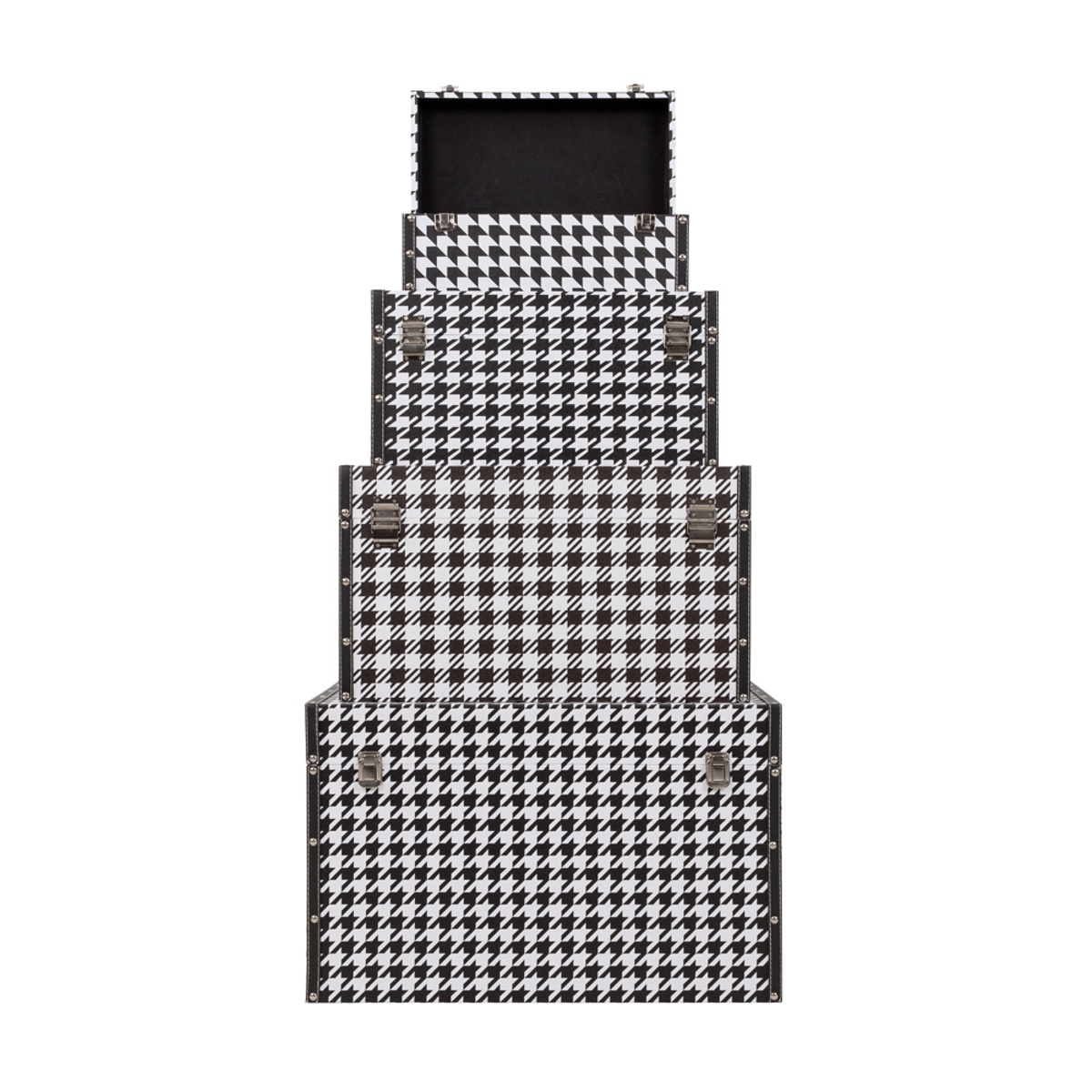 Liberta FERRE Set ton 4 Baoulo Mavro/Lefko 64x40x40cm 04-0591