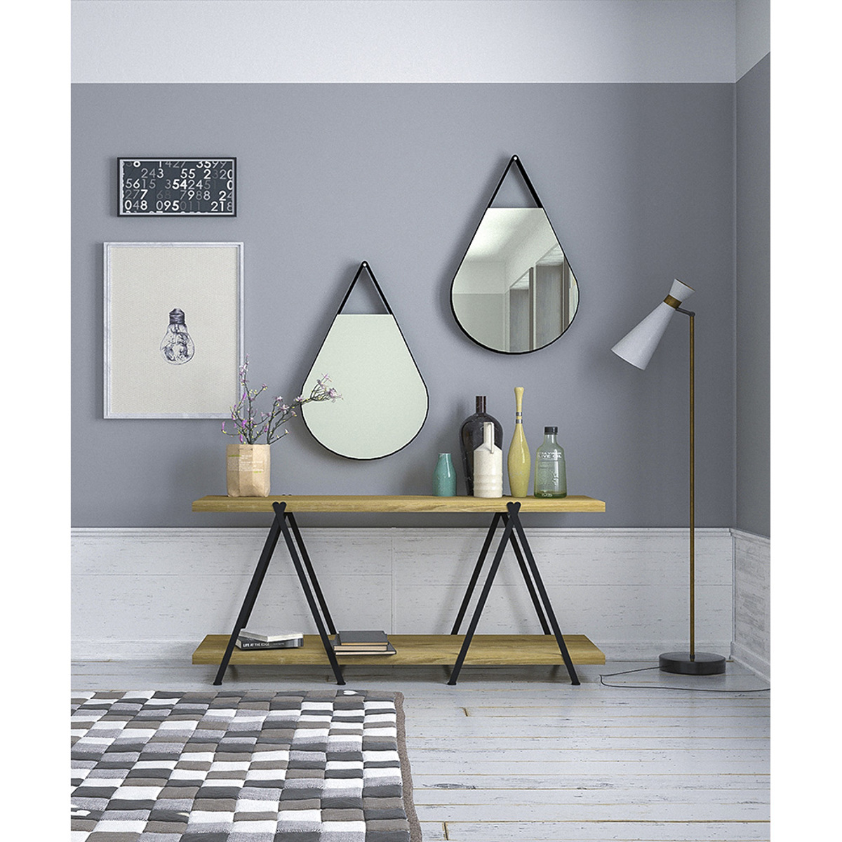 Liberta ALPHA Konsola White Washed 154x51x76cm 05-0198