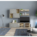 Liberta BETON Suntheto Sonoma/Cement Anoixto 180x40x190cm 05-0279