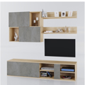 Liberta BETON Suntheto Sonoma/Cement Anoixto 180x40x190cm 05-0279