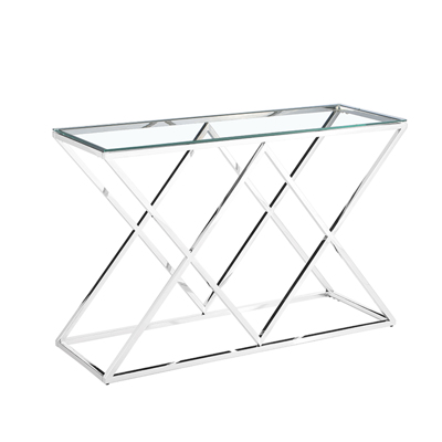 Liberta CONOR Κονσόλα Ασημί 120x40x78cm 05-0405