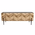 Liberta PARKE TV Stand Mavro/Fusiko me Pattern 160x43x60cm 05-0477