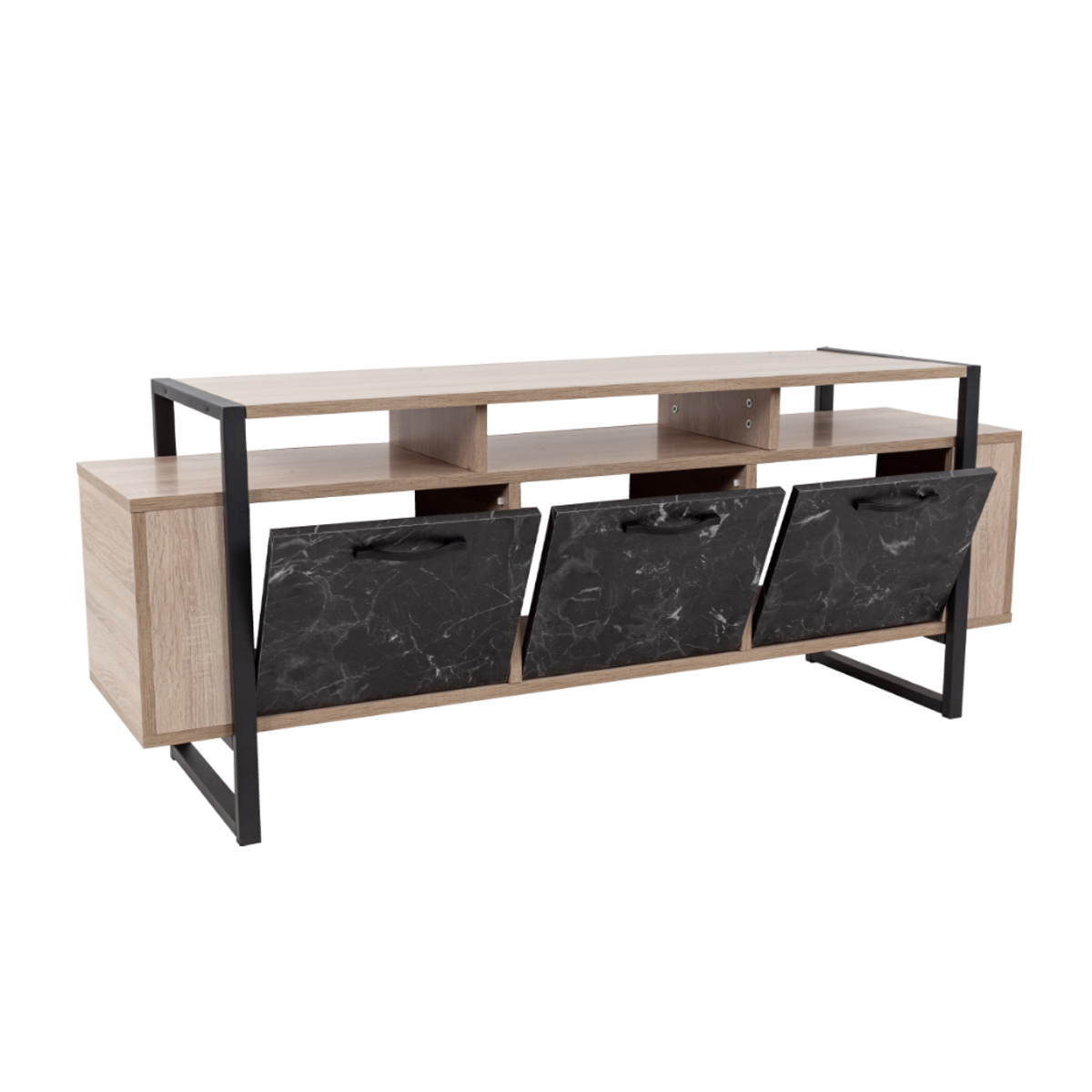 Liberta WAGON TV Stand Sonoma/Mavri Petra 150x40x60cm 05-0545