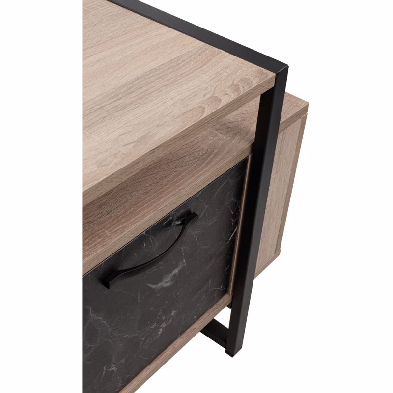 Liberta WAGON TV Stand Sonoma/Mavri Petra 150x40x60cm 05-0545