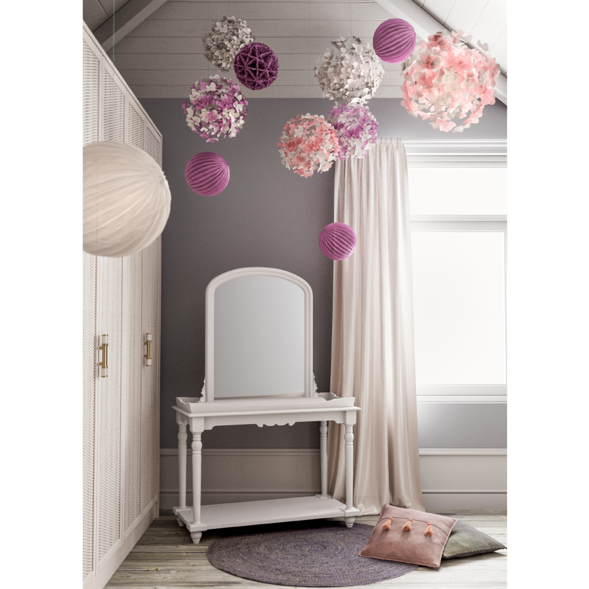 Liberta LA POUPEE Konsola Lefki Antique 106x50.8x79.5cm 05-0553