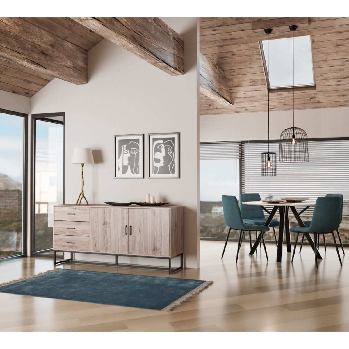 Liberta NATURE Boufes Oak 160x40x75cm 05-0566