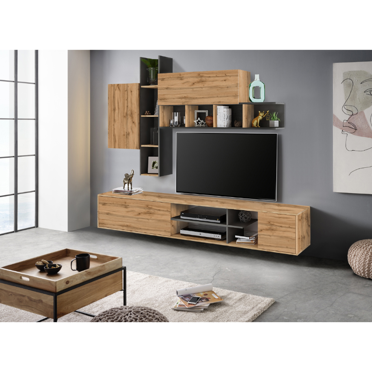 Liberta RAW Suntheto Wotan/Anthraki 220x40x200cm 05-0611