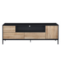 Liberta BLACKBIRD TV Stand Riviera Oak Mavro 160x40.5x58cm 05-0670