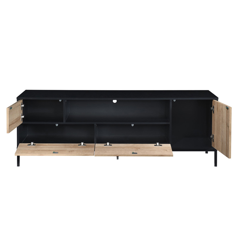 Liberta BLACKBIRD TV Stand Riviera Oak Mavro 160x40.5x58cm 05-0670