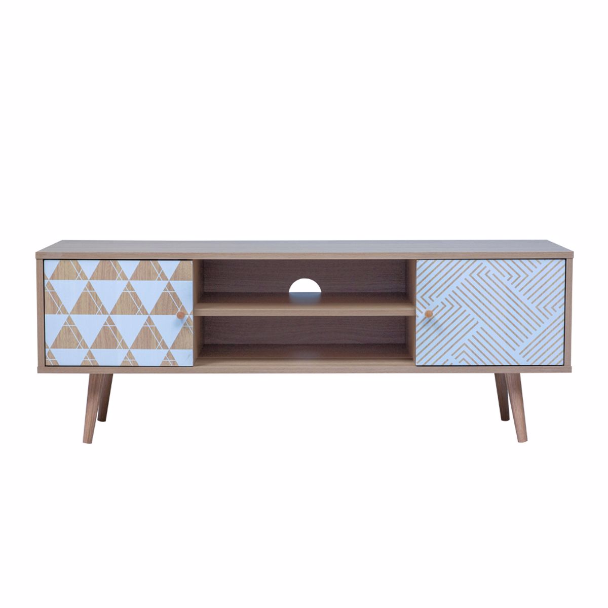 Liberta TRIANGLE TV Stand Sonoma me Pattern 120x40x45cm 05-0677
