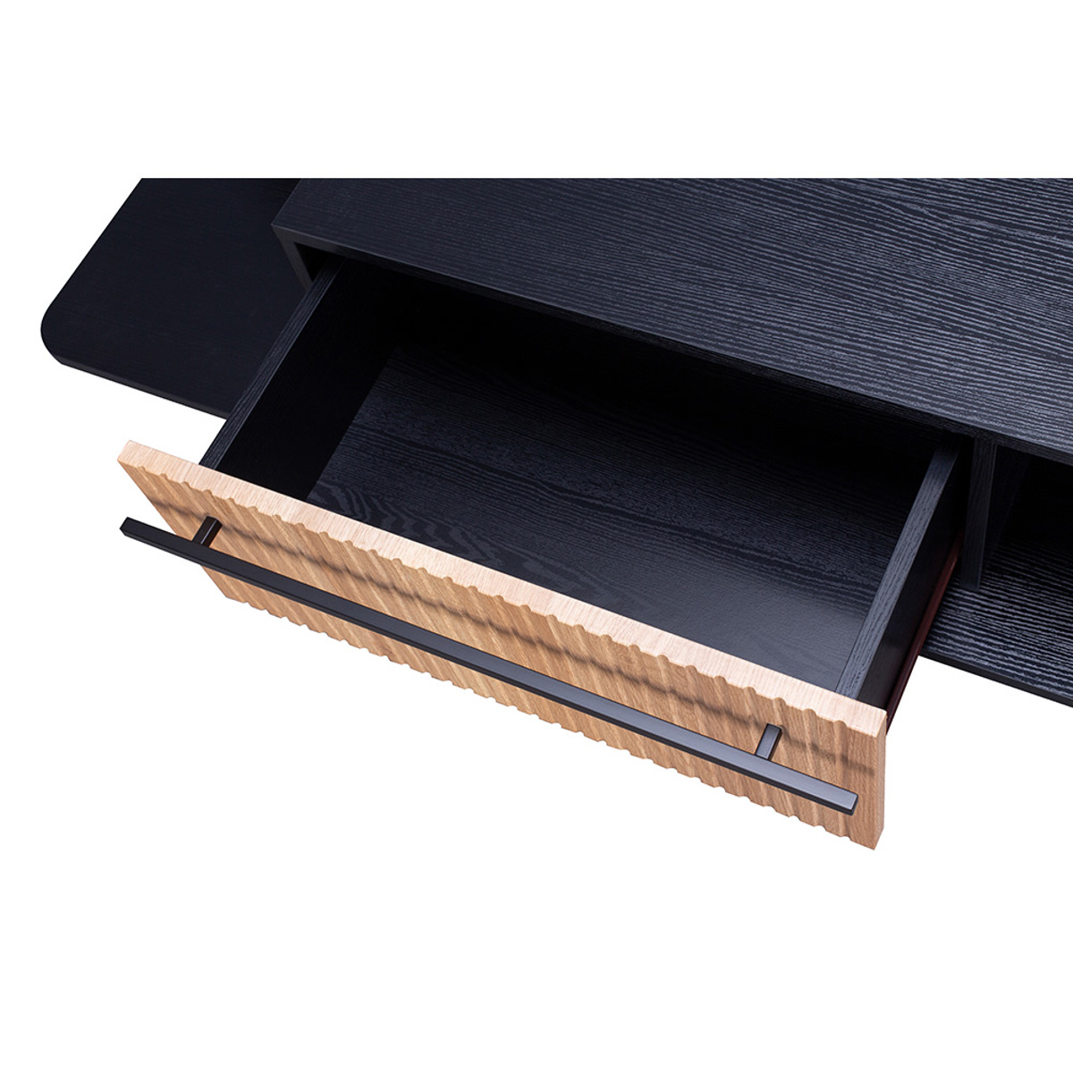Liberta ORIGAMI TV Stand Mavro/Sonoma me 1 Surtari 160x39.5x50cm 05-0720