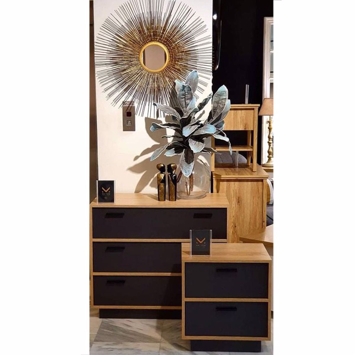 Liberta IMAGE Komota Sonoma/Ggri Skouro me 3 Surtaria 90x45x78cm 09-0516