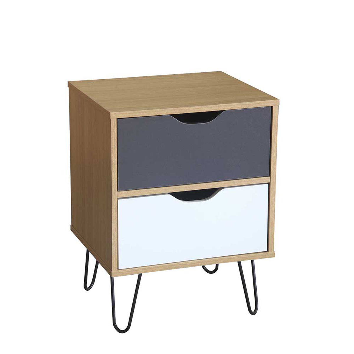 Liberta ARTIC Komodino Sonoma/Ggri/Lefko 45x39x59.5cm 09-0999