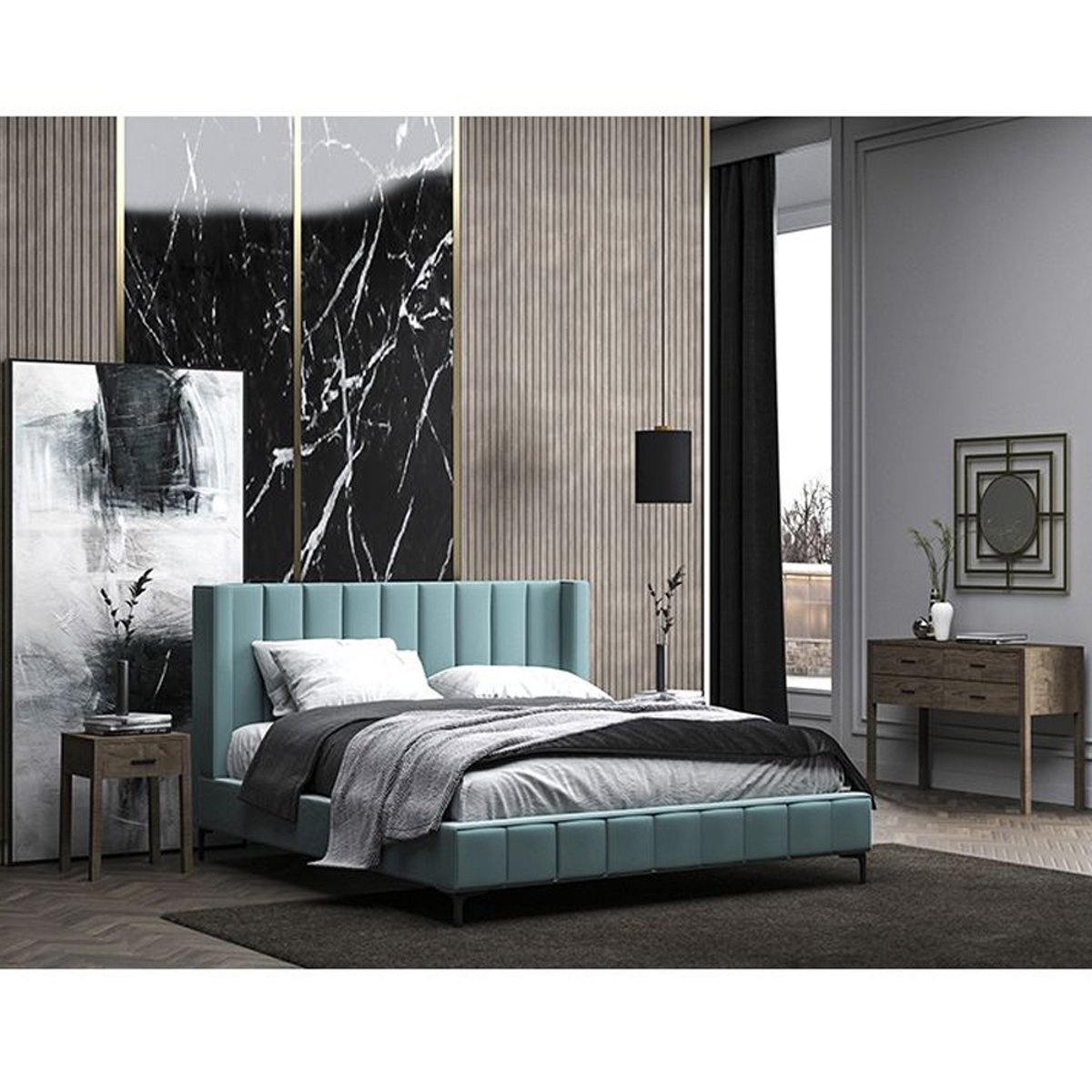 Liberta TOKYO Krebati Menta 220x172.5x114.5cm (ga Stroma 160x200cm) 09-1078
