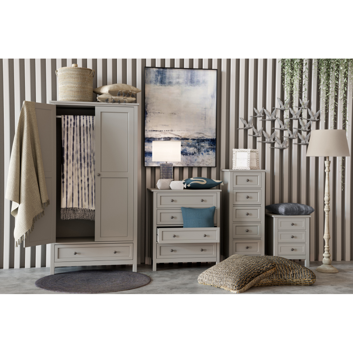 Liberta FRENCH Komota Ggri Anoixto me 5 Surtaria 46x39.5x114cm 09-1448