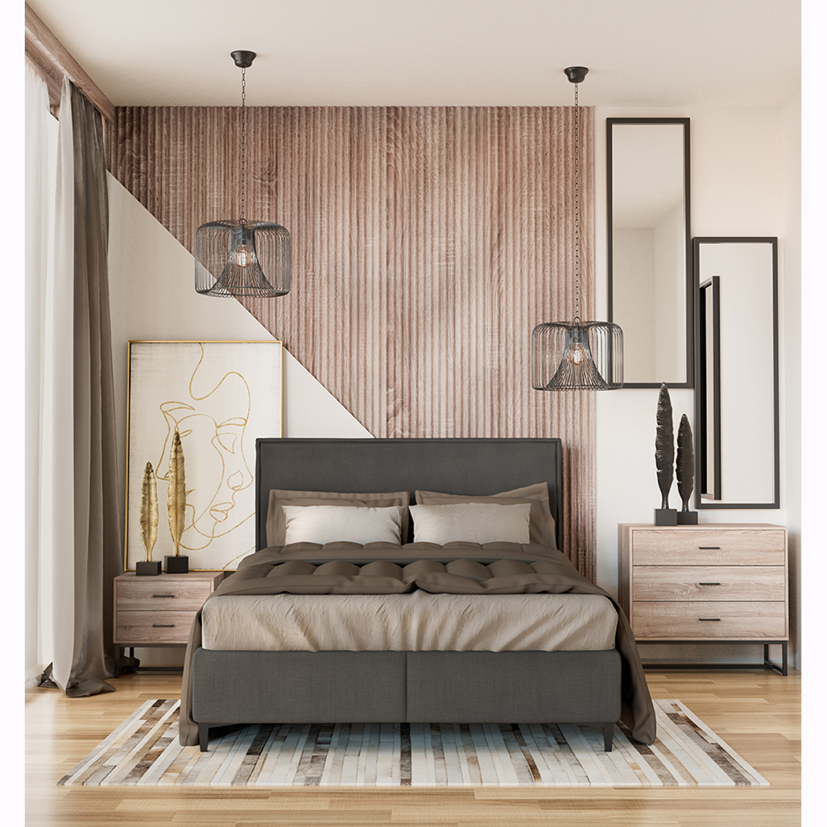 Liberta NATURE Komodino Oak 50x40x50cm 09-1460