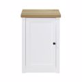 Liberta COTTAGE Komodino Lefko/Fusiko 43x37x67cm 09-1546