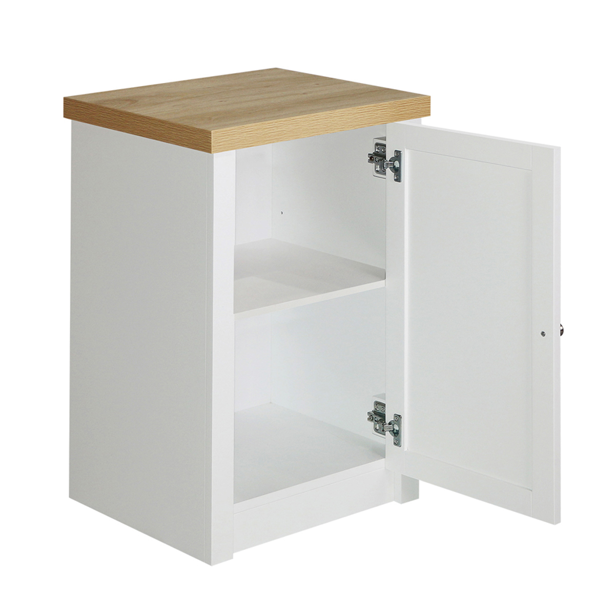 Liberta COTTAGE Komodino Lefko/Fusiko 43x37x67cm 09-1546