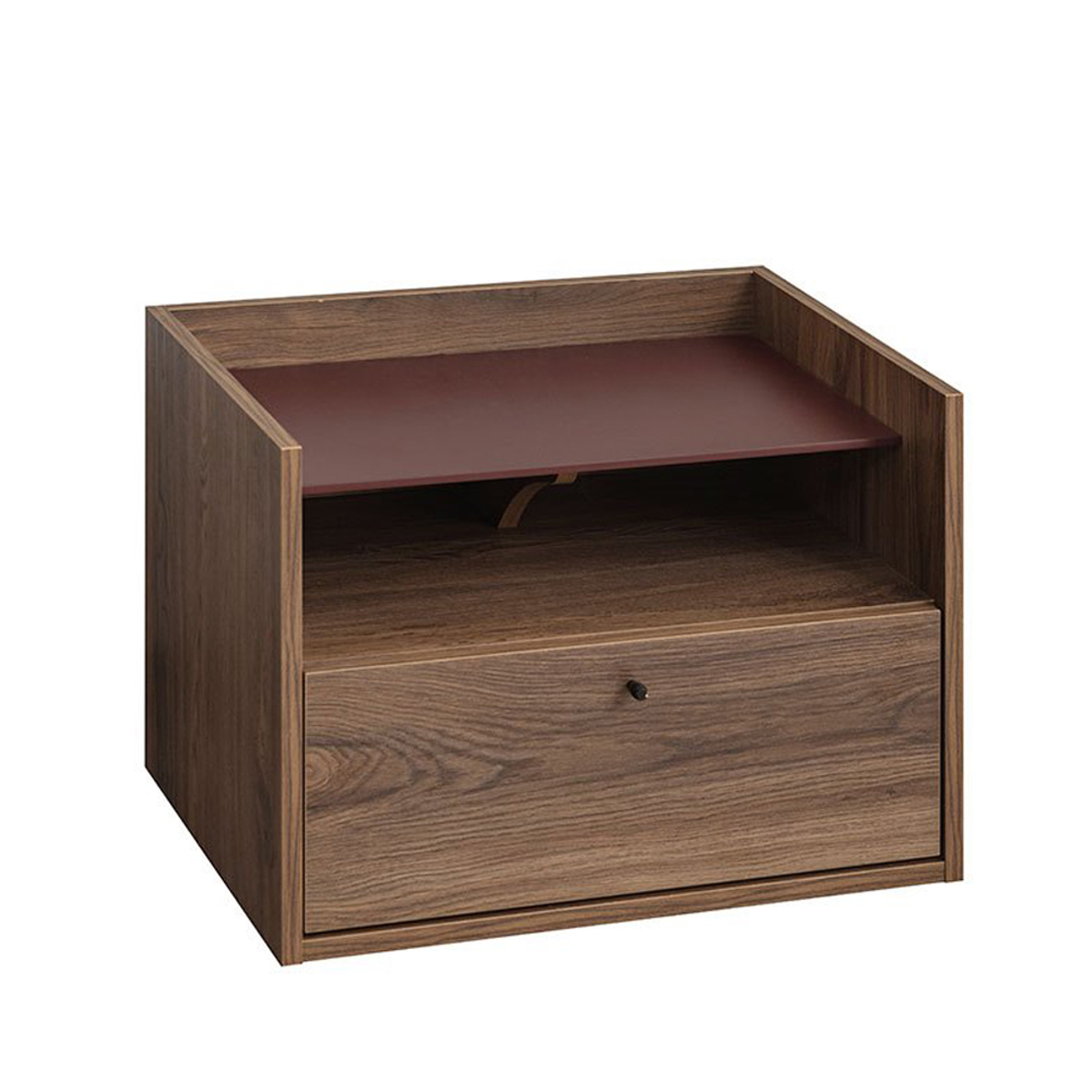 Liberta MARSALA Komodino Karudi me 1 Portaki kai 1 Rafi 64x45x45cm 09-1693