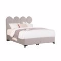 Liberta ABSTRACT Krebati me Apothikeftiko Xoro Beige me Pattern 207x160x130cm (ga Stroma 160x200cm) 09-1742