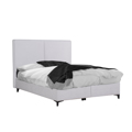 Liberta MORE MORE Krebati me Apothikeftiko Xoro White Smooth 07-918 207x160x120cm (ga Stroma 160x200cm) 09-1764