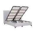 Liberta MORE MORE Krebati me Apothikeftiko Xoro White Smooth 07-918 207x160x120cm (ga Stroma 160x200cm) 09-1764