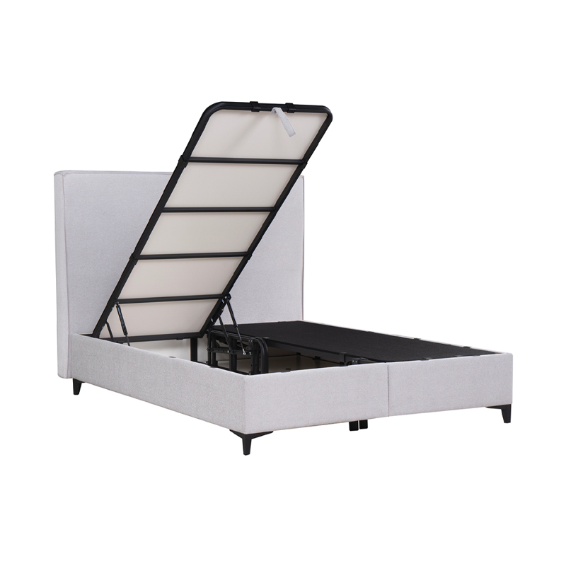 Liberta MORE MORE Krebati me Apothikeftiko Xoro White Smooth 07-918 207x160x120cm (ga Stroma 160x200cm) 09-1764