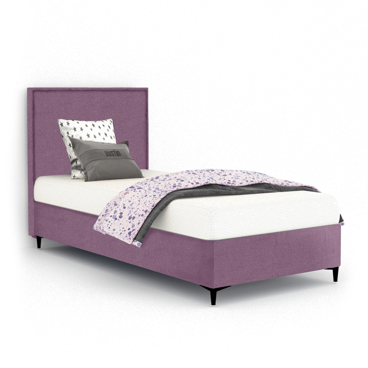 Liberta FRAME Krebati me Apothikeftiko Xoro Violet 10-881 208x97x121cm (ga Stroma 90x200cm) 09-1775