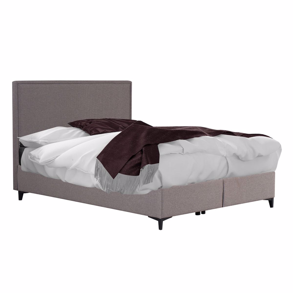 Liberta FRAME Krebati me Apothikeftiko Xoro Grez 07-854 208x167x121cm (ga Stroma 160x200cm) 09-1781